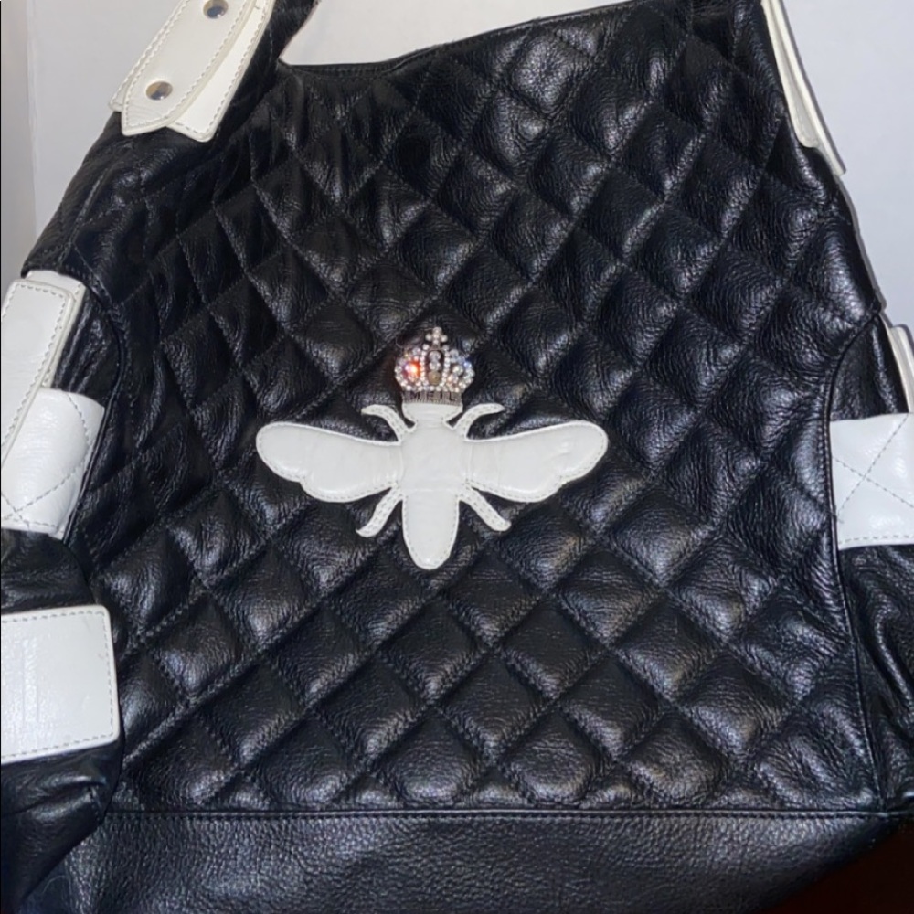Gorgeous My Flat in London quilted leather bag